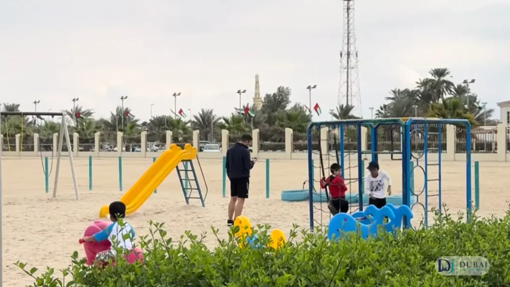 Al Hamriyah beach children's play area