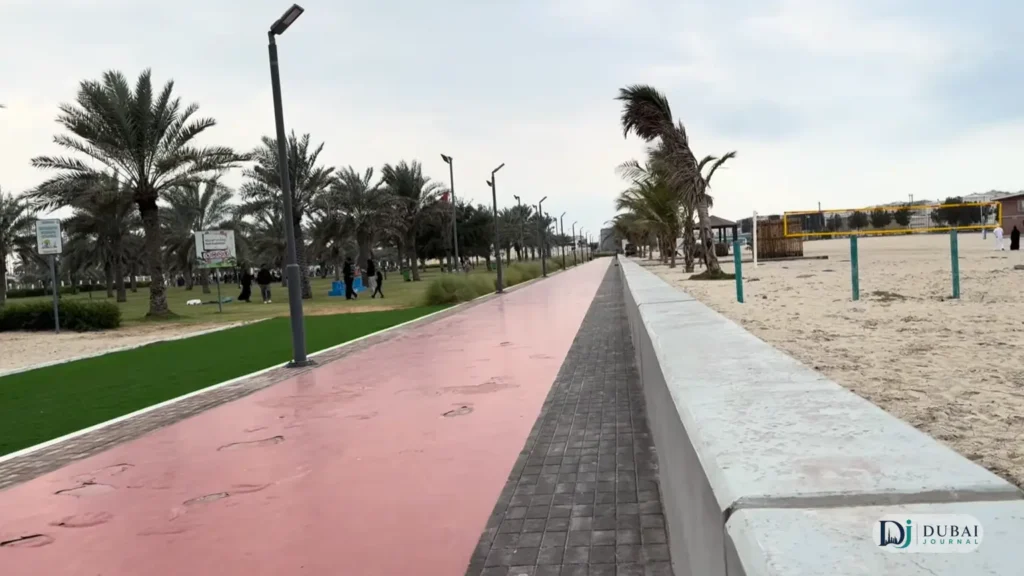 Al Hamriyah beach jogging track