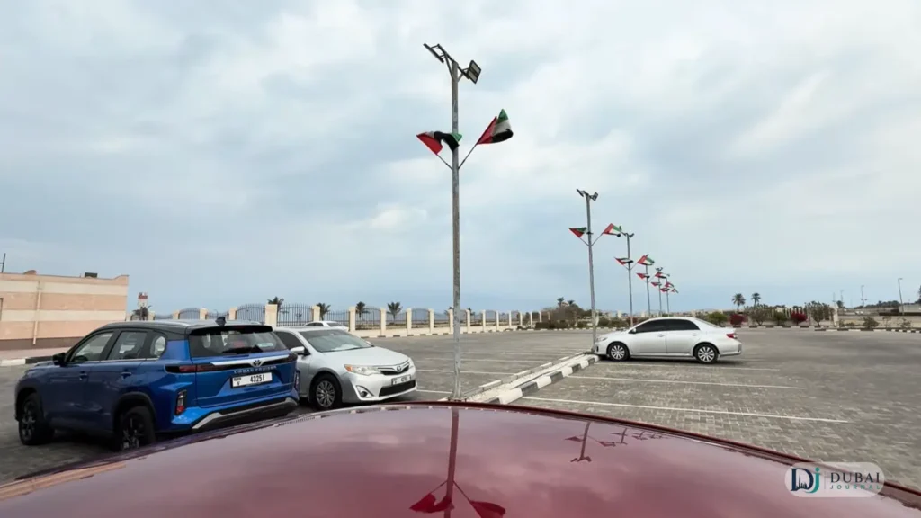 Al Hamriyah beach parking