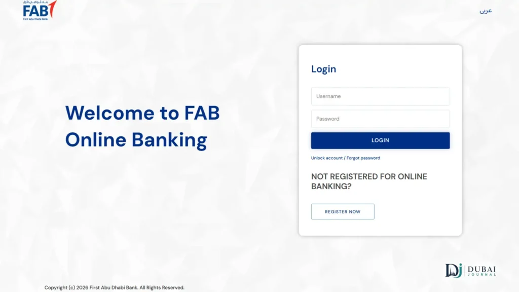 FAB bank balance check online