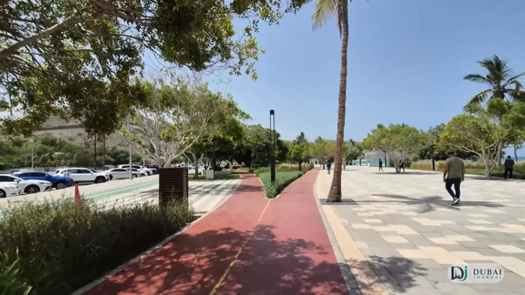 Khorfakkan beach jogging track