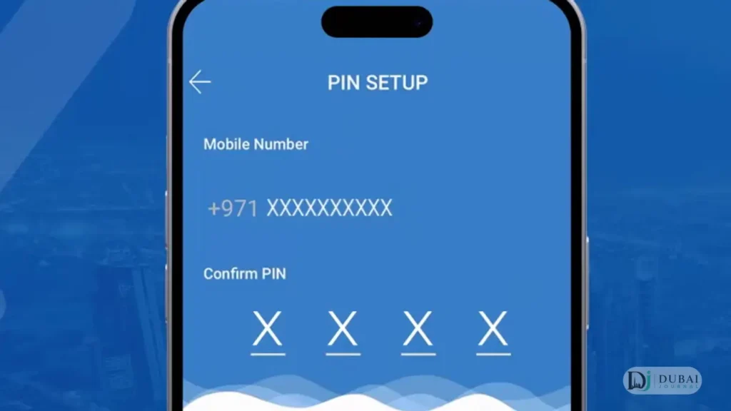 PayPlus PIN setup in the app