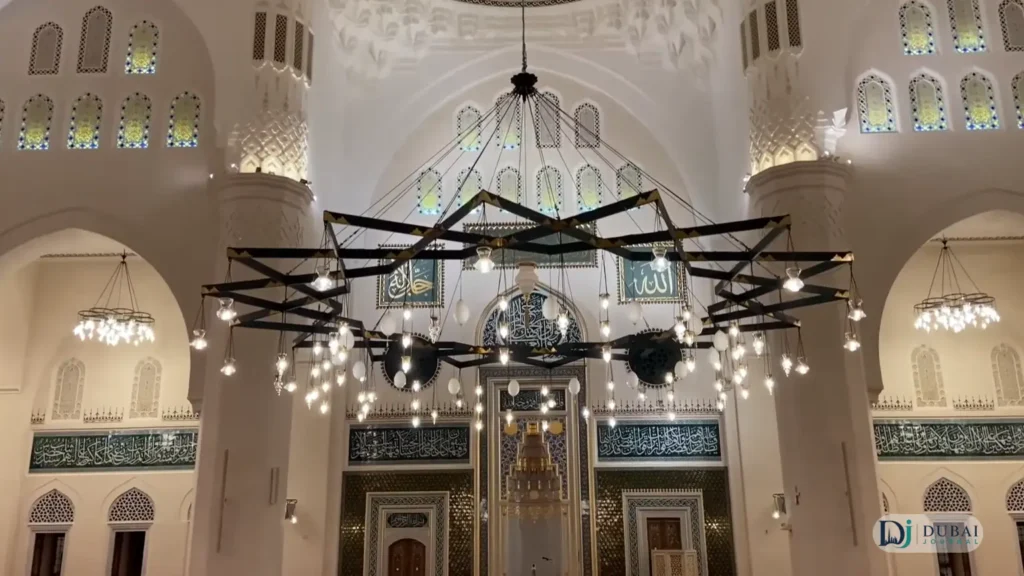 Sharjah Mosque roof architecture