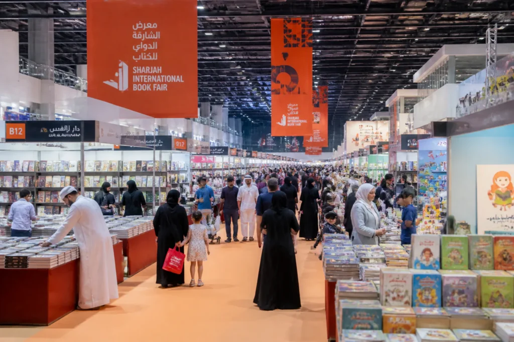 Sharjah International Book Fair crowd