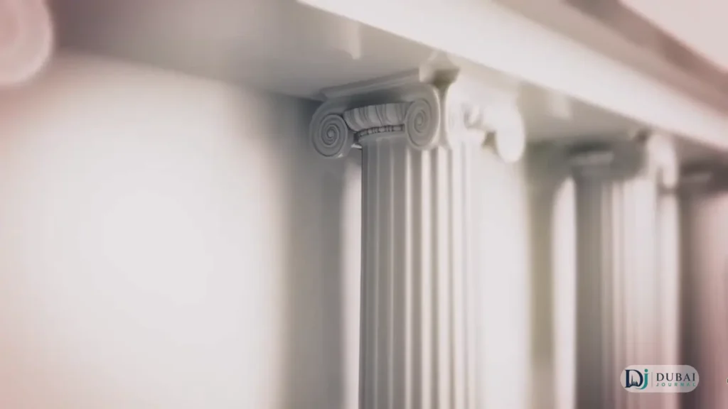 Courthouse columns exterior