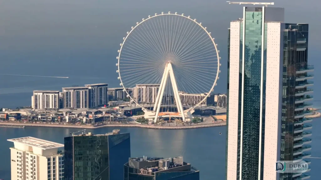 Dubai Marina and Palm Jumeirah aerial