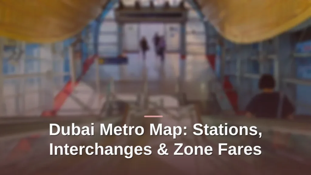 dubai metro map 2024
