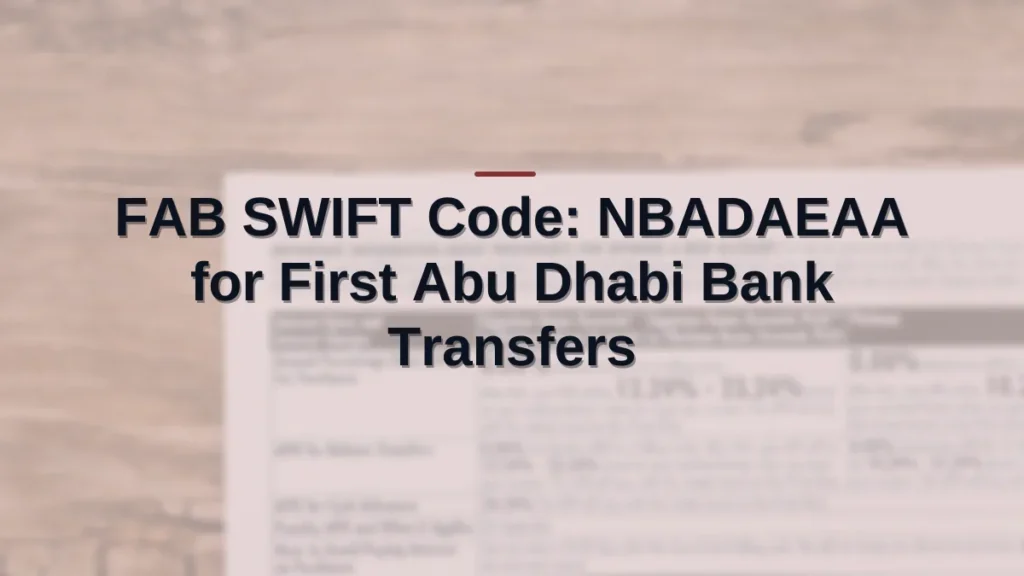 FAB SWIFT code
