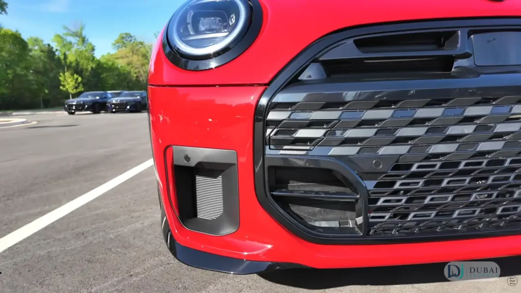 MINI Cooper front grille and headlight detail