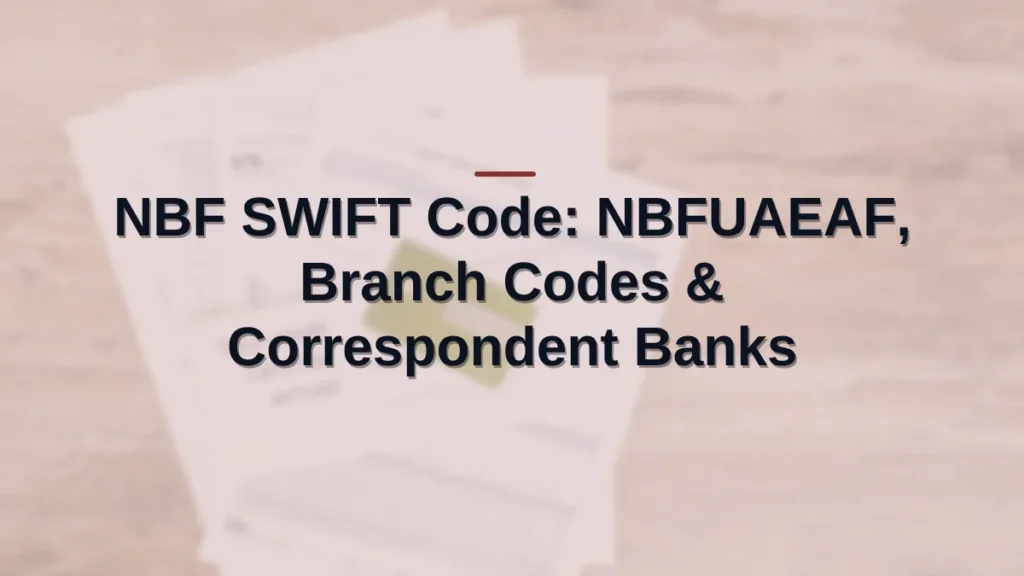 NBF SWIFT code