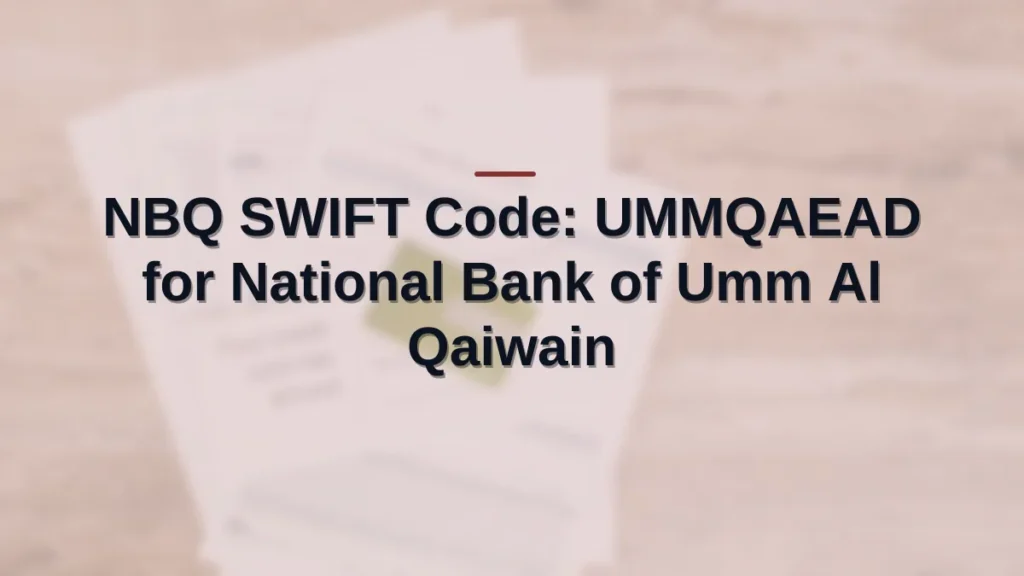 NBQ SWIFT code