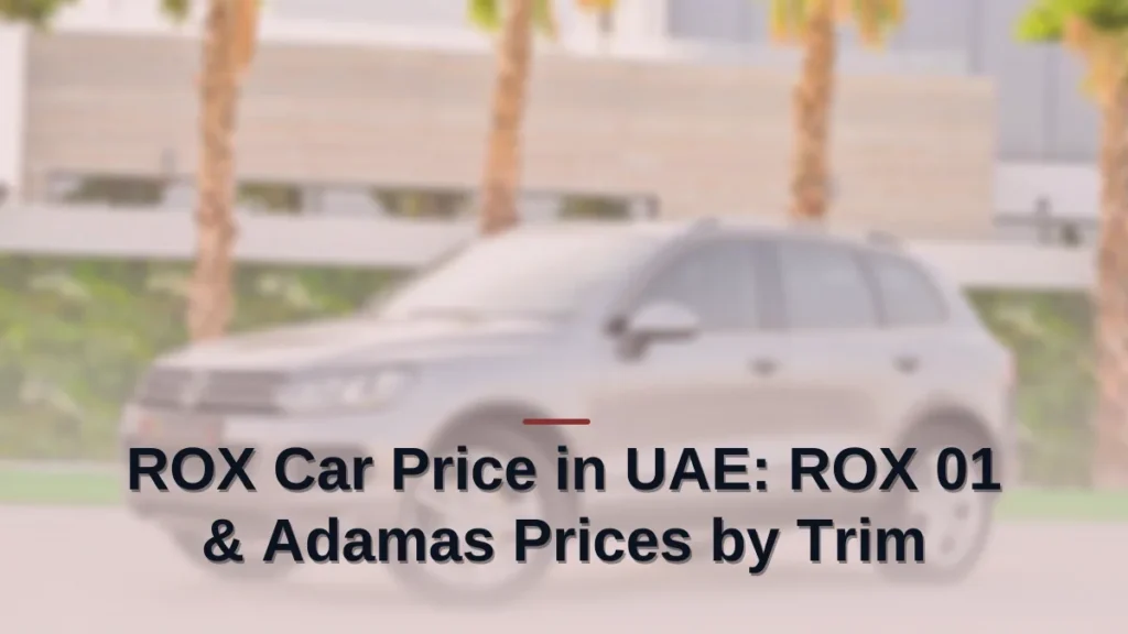 rox car price uae
